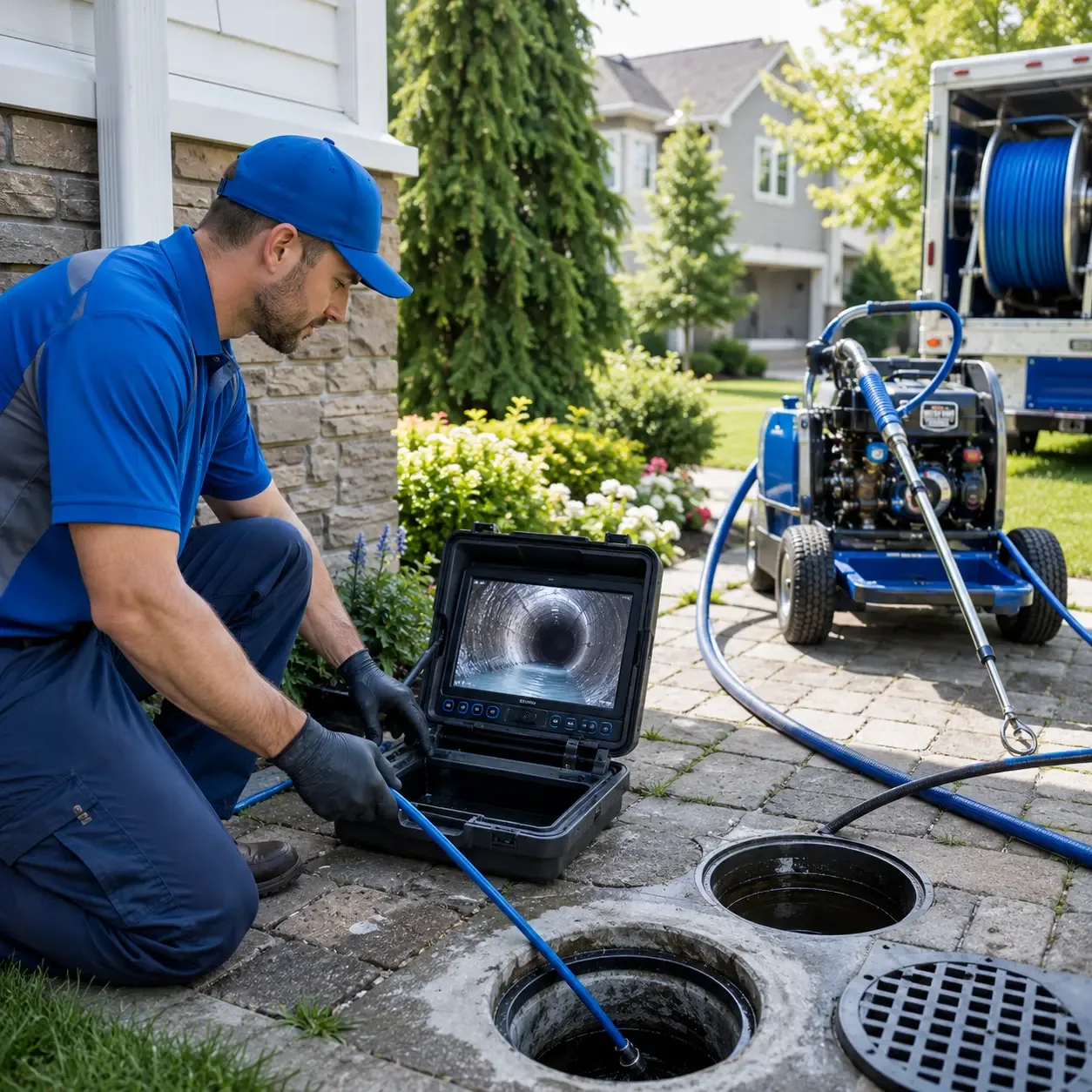 Outdoor drain cleaning professionals serving Flanagan, IL