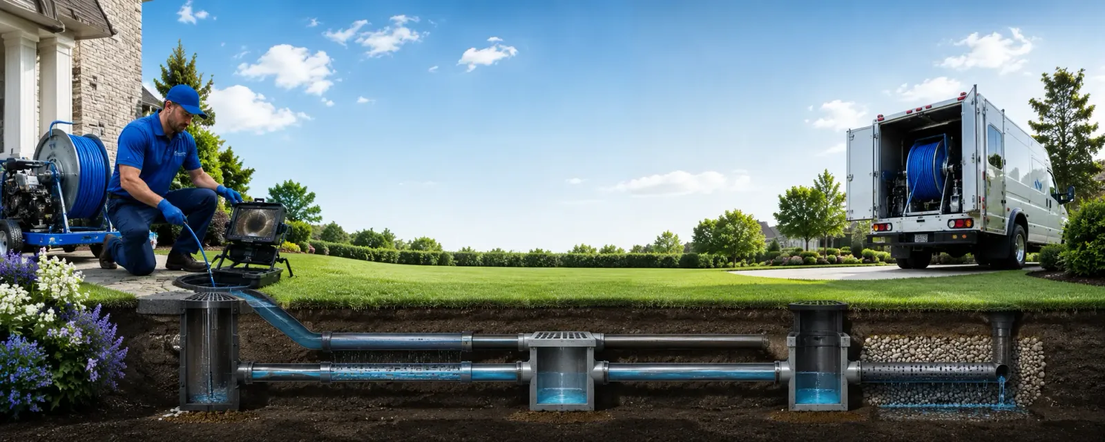 Outdoor drain cleaning information for Flanagan, IL